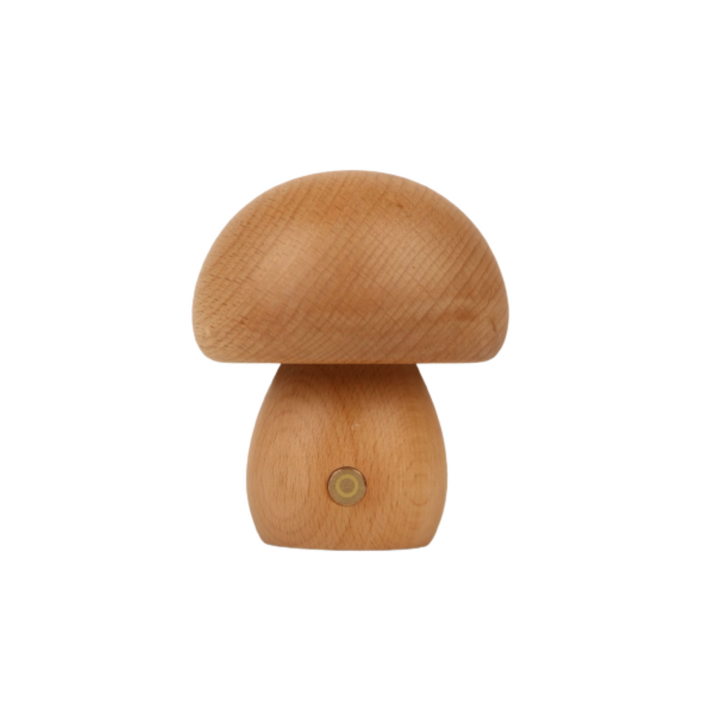 Wooden Mushroom Lamp · By AURORA