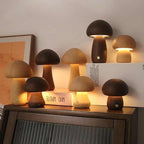 Wooden Mushroom Lamp · By AURORA