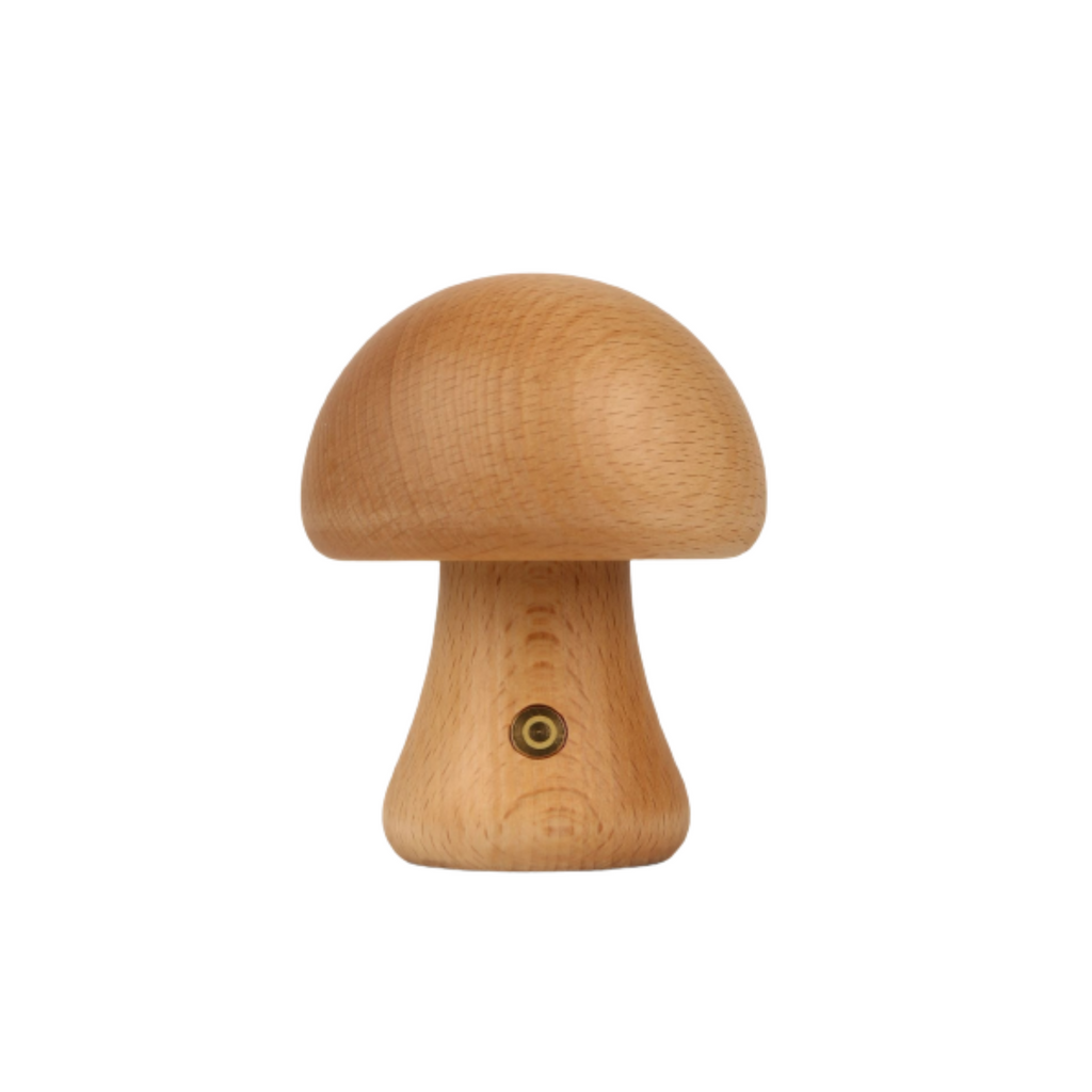 Wooden Mushroom Lamp · By AURORA