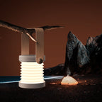 Folding Wood Lantern Lamp · By AURORA