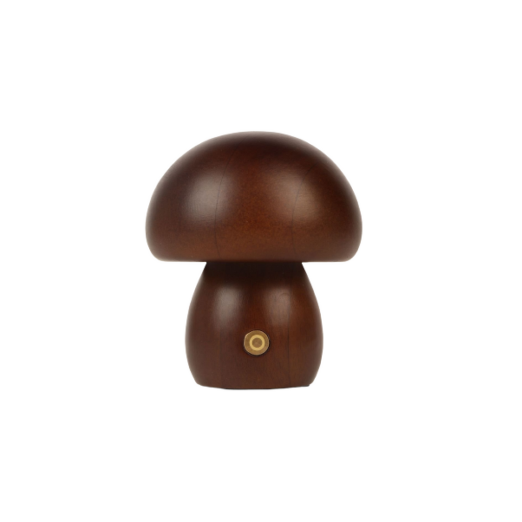 Wooden Mushroom Lamp · By AURORA